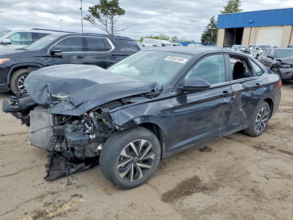 2024 Volkswagen Jetta VIN 3VW5M7BU1RM030893 COPART salvage auction — FRONT END, Fl - Certificate Of Destruction, sold $1,600 on 2026-07-09 (photo 1)