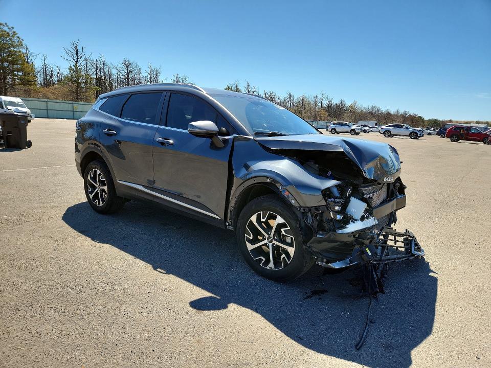2024 Kia Sportage VIN 5XYK3CDFXRG192650 COPART salvage auction — FRONT END, Ny - Mv-907A Salvage Certificate, sold $4,850 on 2026-07-20 (photo 4)