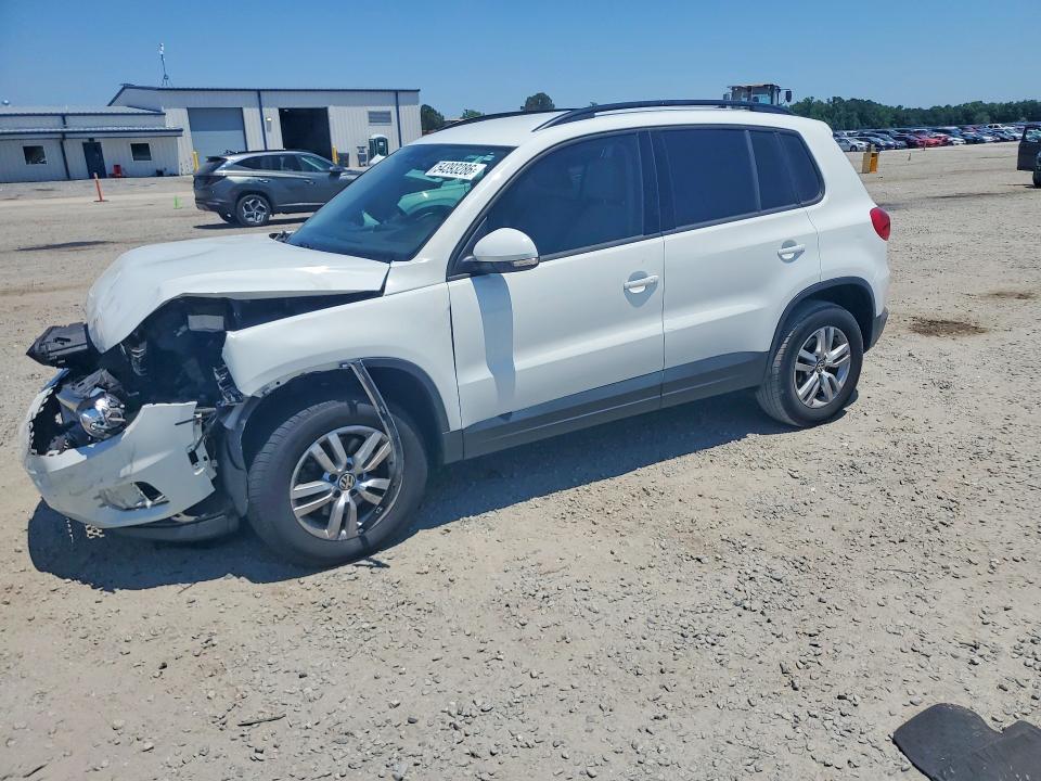 2017 Volkswagen Tiguan VIN WVGAV7AX2HW512566 COPART salvage auction — FRONT END, Nc - Salvage Certificate Of Title, sold $1,050 on 2026-07-06 (photo 1)