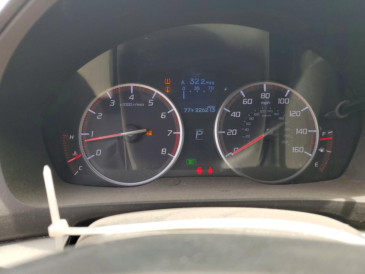 2016 Acura ILX VIN 19UDE2F87GA021980 COPART salvage auction — Front End, KS - CERT OF TITLE-SALVAGE, sold $825 on 2026-07-09 (photo 9)
