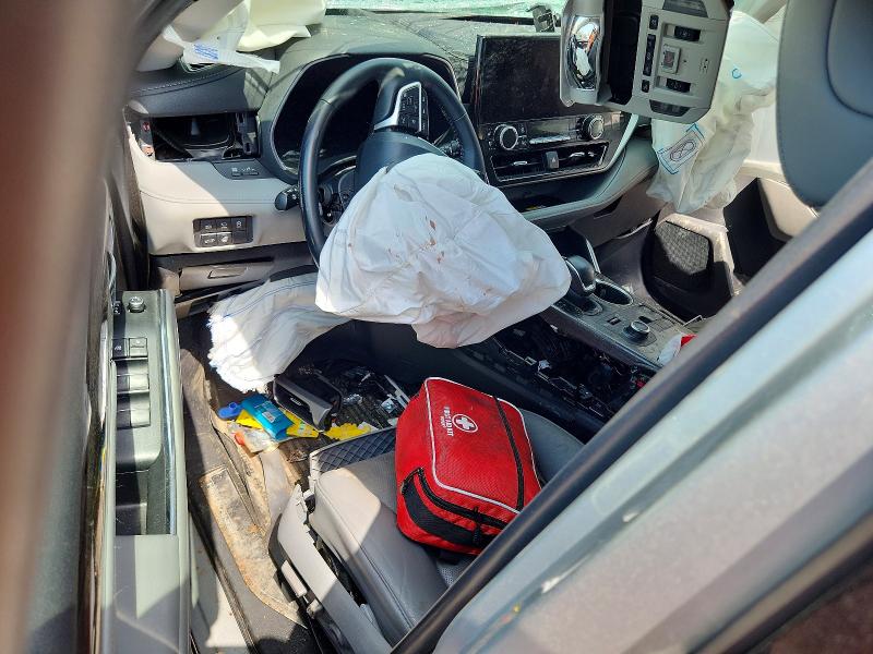 2023 Toyota Highlander VIN 5TDKDRBH9PS003541 COPART salvage auction — FRONT END, MI - SCRAP CERTIFICATE OF TITLE, sold $5,000 on 2026-07-16 (photo 8)