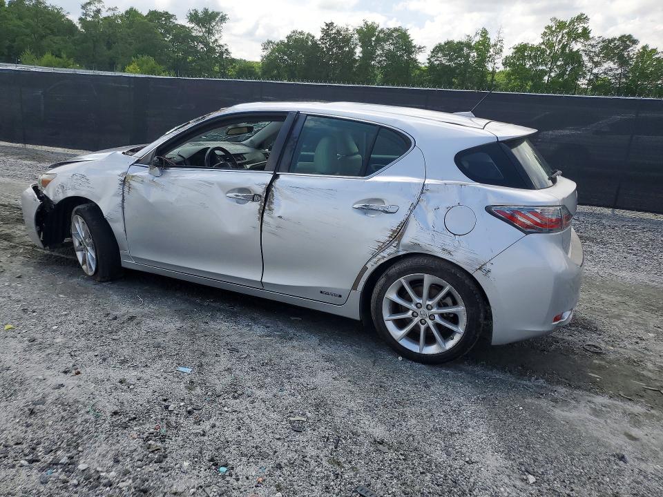 2011 Lexus Ct VIN JTHKD5BH9B2038569 COPART salvage auction — FRONT END, Sc - Cert Of Title-Salvage, sold $1,700 on 2026-07-06 (photo 2)