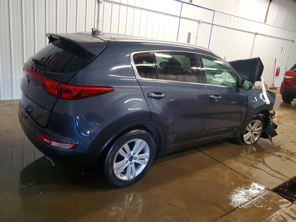 2017 Kia Sportage VIN KNDPMCACXH7170205 COPART salvage auction — FRONT END, Pa - Certificate Of Salvage, sold $725 on 2026-07-15 (photo 3)