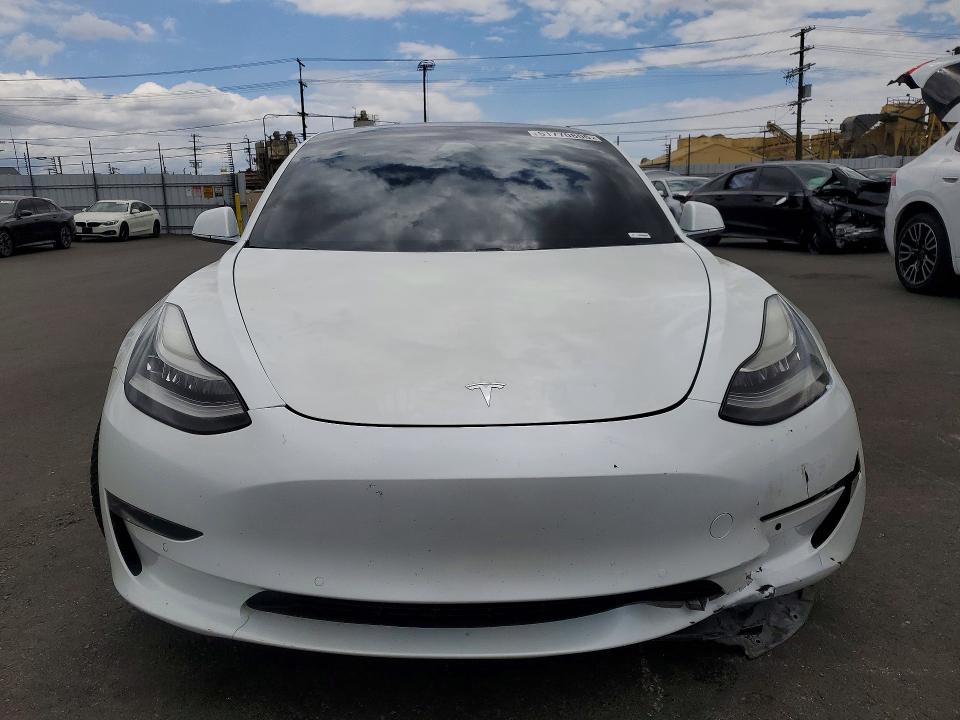 2019 Tesla VIN 5YJ3E1EB7KF514026 COPART salvage auction — FRONT END, Ca - Salvage Certificate, sold $7,600 on 2026-07-08 (photo 5)