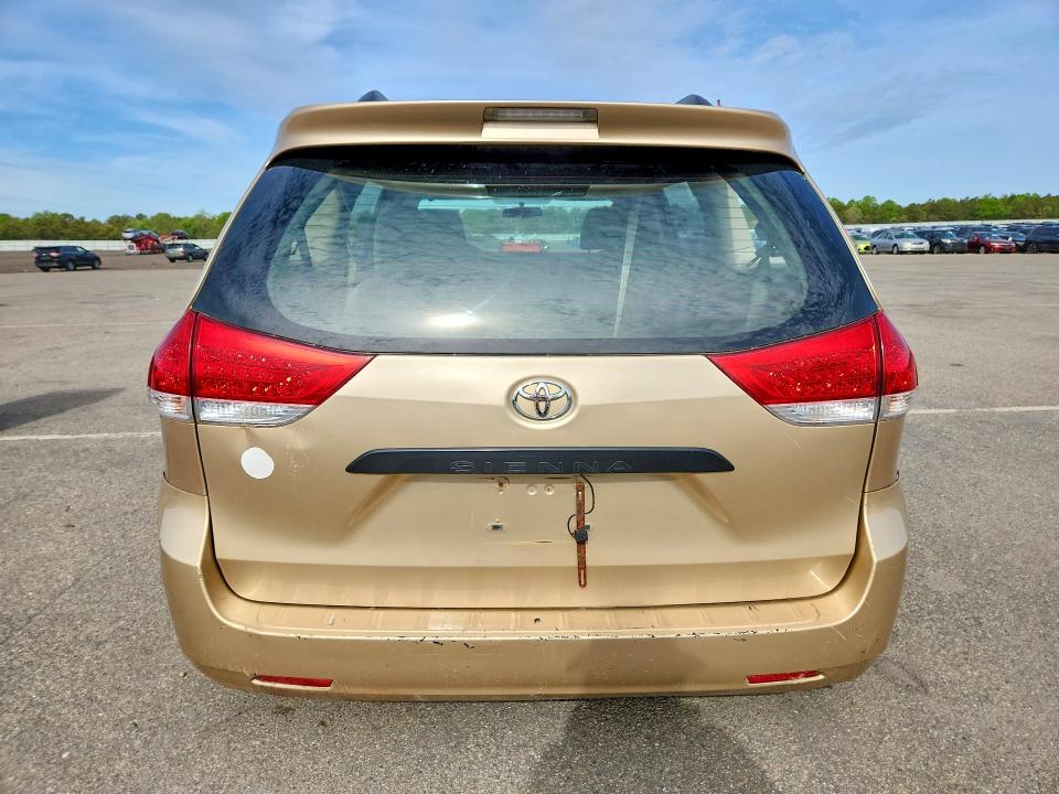 2011 Toyota Sienna VIN 5TDZK3DC2BS078206 COPART salvage auction — SIDE, Pa - Cert Of Title, sold $1,300 on 2026-07-08 (photo 6)