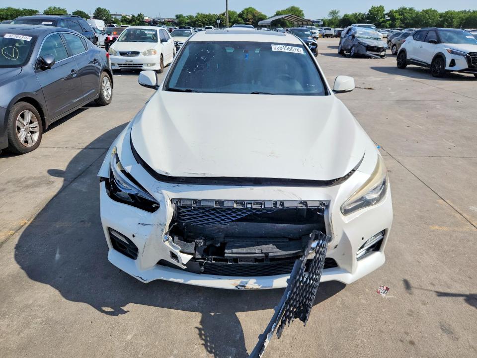 2017 Infiniti Q50 VIN JN1FV7AP9HM850233 COPART salvage auction — REAR END, Tx - Salvage W/Lemon Law Historty, sold $4,600 on 2026-07-06 (photo 5)
