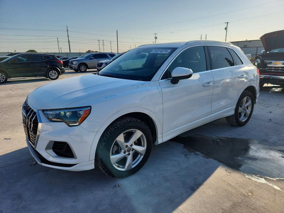 2020 Audi Q3 VIN WA1AECF35L1032265 COPART salvage auction — HAIL, Tx - Certificate Of Title, sold $8,800 on 2026-07-21 (photo 1)
