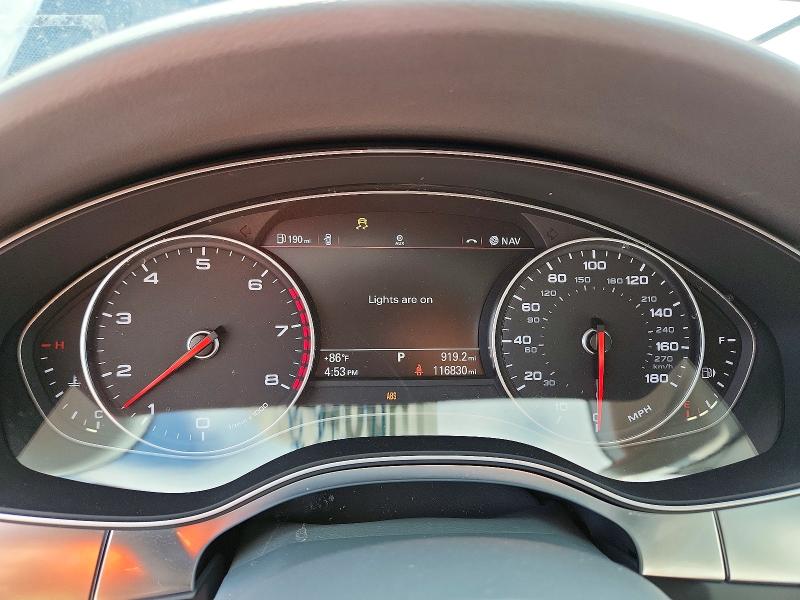 2012 Audi A6 VIN WAUHGAFC8CN077970 COPART salvage auction — FRONT END, Id - Salvage Certificate Of Title, sold $1,350 on 2026-07-24 (photo 9)
