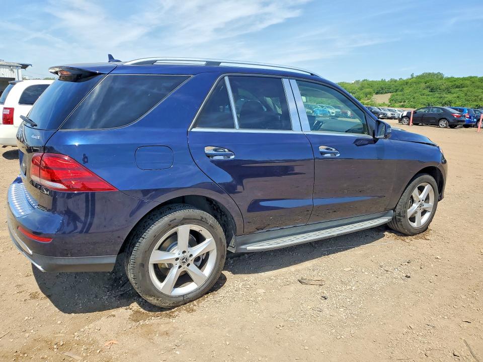 2017 Mercedes-benz Gle VIN 4JGDA5HB0HA991106 COPART salvage auction — FRONT END, Il - Salvage Certificate, sold $9,700 on 2026-07-29 (photo 3)
