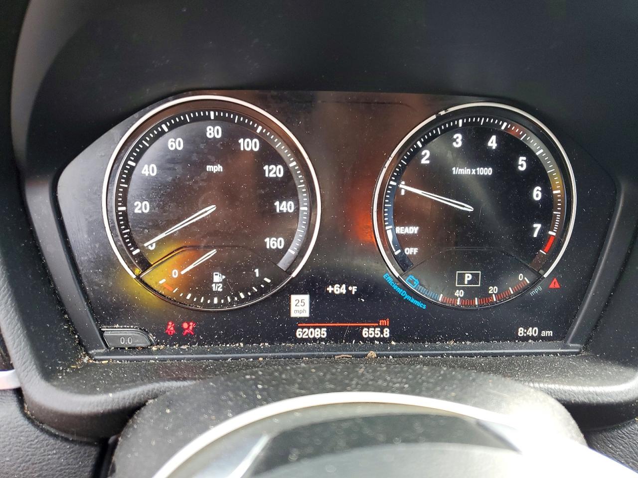 2021 BMW X1 VIN WBXJG9C07M5T17804 COPART salvage auction — Front End, NY - MV-907A SALVAGE CERTIFICATE, sold $3,350 on 2026-06-30 (photo 9)