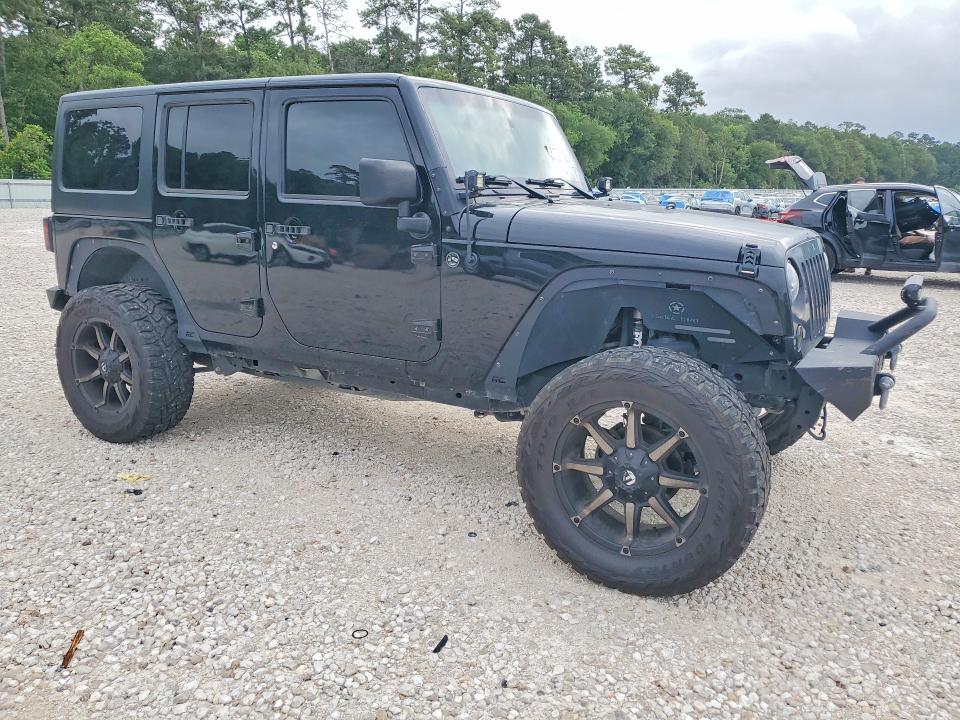 2015 Jeep Wrangler / VIN 1C4HJWFG4FL542491 COPART salvage auction — FRONT END, Tx - Certificate Of Title, sold $600 on 2026-07-10 (photo 4)