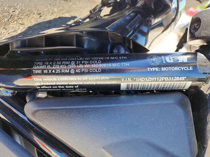2023 Harley-davidson VIN 1HD1ZH112PB312849 COPART salvage auction — SIDE, Ar - Certificate Of Title, sold $3,000 on 2026-07-09 (photo 9)