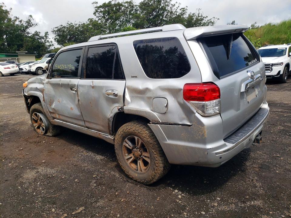2011 Toyota 4runner VIN JTEZU5JRXB5019968 COPART salvage auction — ROLLOVER, Hi - Certificate Of Salvage, sold $250 on 2026-07-13 (photo 2)