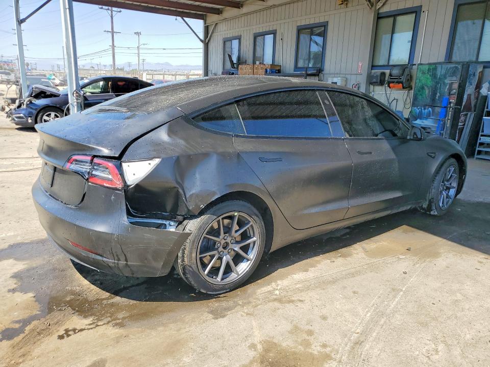 2023 Tesla Model 3 VIN 5YJ3E1EA8PF447449 COPART salvage auction — REAR END, Ca - Salvage Certificate, sold $5,200 on 2026-07-13 (photo 3)