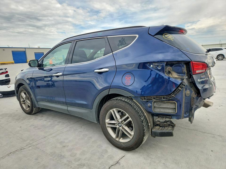 2017 Hyundai Santa fe VIN 5XYZU3LB6HG464300 COPART salvage auction — REAR END, Tx - Salvage Vehicle Title, sold $3,500 on 2026-07-28 (photo 2)