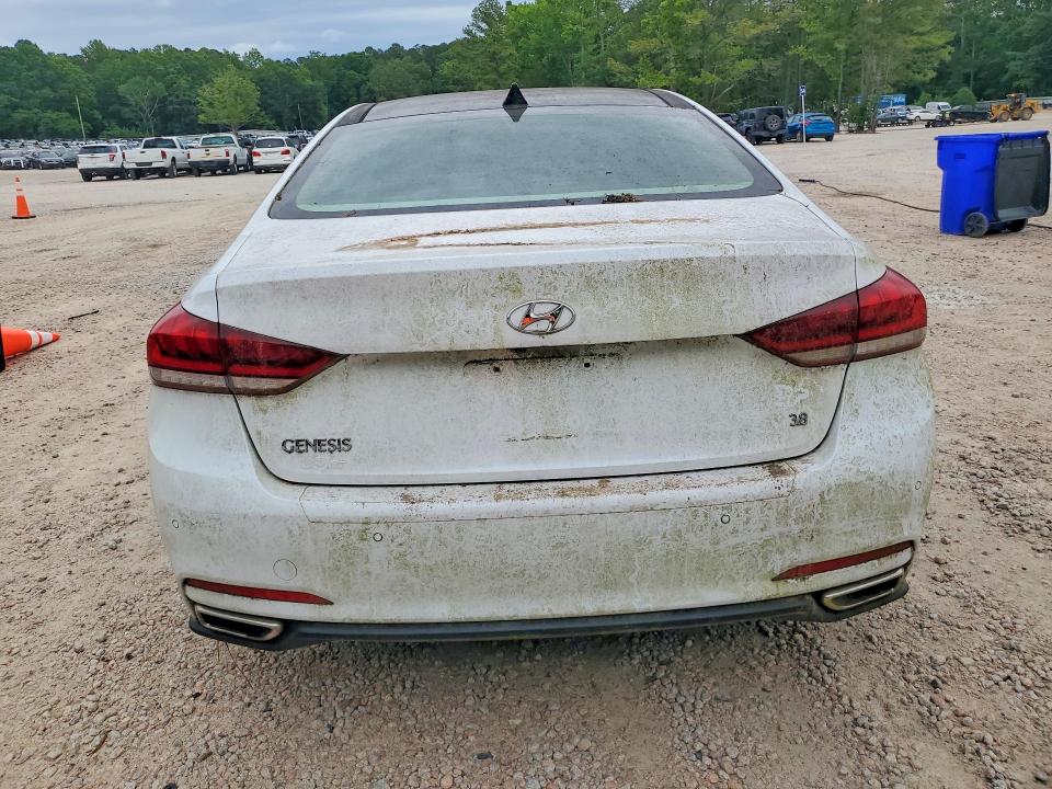2015 Hyundai Genesis VIN KMHGN4JE9FU094779 COPART salvage auction — FRONT END, Nc - Salvage Certificate Of Title, sold $4,000 on 2026-07-10 (photo 6)