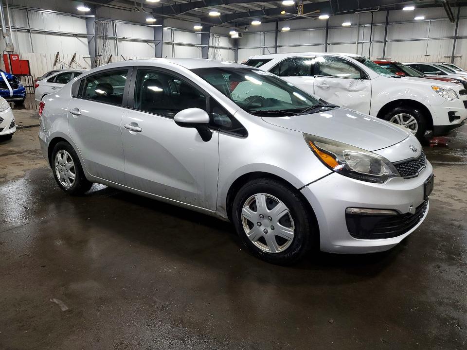2016 Kia Rio VIN KNADM4A3XG6548646 COPART salvage auction — VANDALISM, Mn - Cert Of Title-Prior Salvage, sold $2,550 on 2026-07-14 (photo 4)