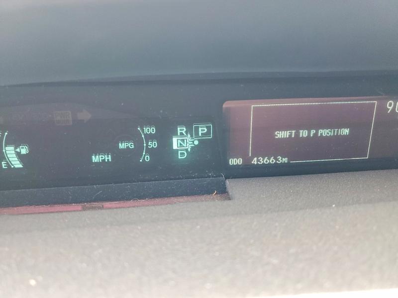 2014 Toyota Prius VIN JTDKN3DUXE1861941 COPART salvage auction — FRONT END, Ca - Salvage Certificate, sold $3,950 on 2026-07-07 (photo 9)