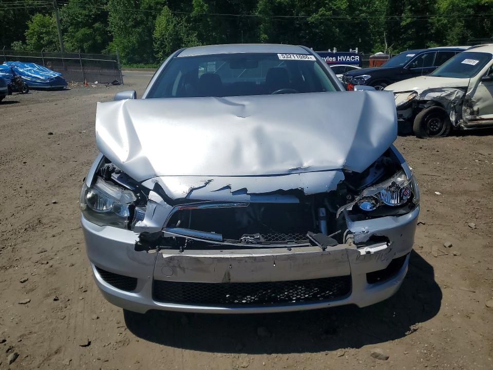 2009 Mitsubishi Lancer VIN JA3AU26U59U038522 COPART salvage auction — FRONT END, Md - Cert Of Salvage > 75% Damage, sold $700 on 2026-07-02 (photo 5)