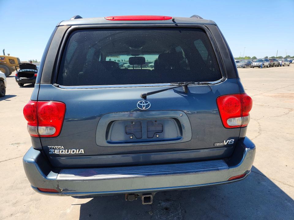 2005 Toyota Sequoia VIN 5TDZT34A65S258238 COPART salvage auction — FRONT END, Ca - Salvage Certificate, sold $1,000 on 2026-07-13 (photo 6)