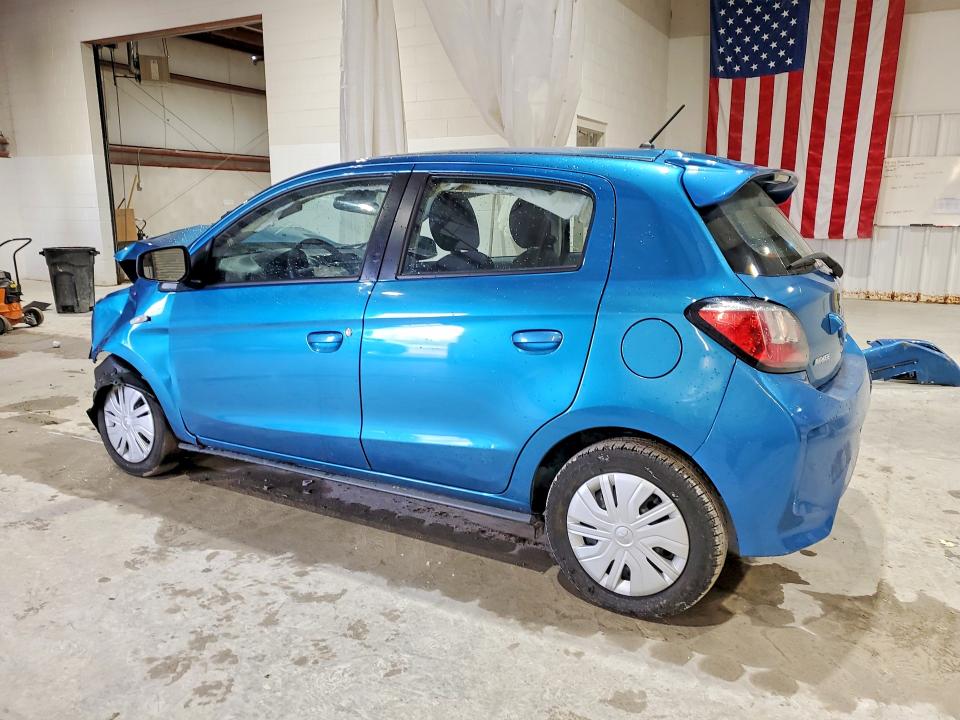 2022 Mitsubishi Mirage VIN ML32AUHJ8NH005095 COPART salvage auction — FRONT END, NY - MV-907A SALVAGE CERTIFICATE, sold $450 on 2026-07-27 (photo 2)