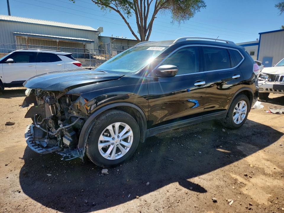 2015 Nissan Rogue VIN KNMAT2MV1FP539739 COPART salvage auction — FRONT END, NM - CERT OF TITLE-SALVAGE, sold $725 on 2026-07-20 (photo 1)