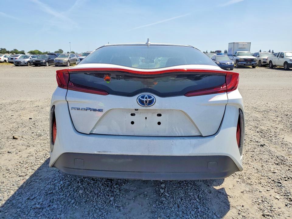 2019 Toyota Prius prime VIN JTDKARFP6K3106968 COPART salvage auction — FRONT END, Ca - Salvage Certificate, sold $3,750 on 2026-07-02 (photo 6)