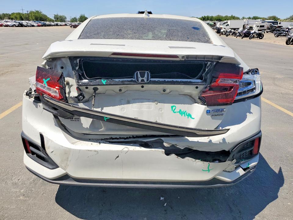 2018 Honda Clarity VIN JHMZC5F31JC001475 COPART salvage auction — REAR END, Id - Salvage Certificate Of Title, sold $4,350 on 2026-07-16 (photo 6)