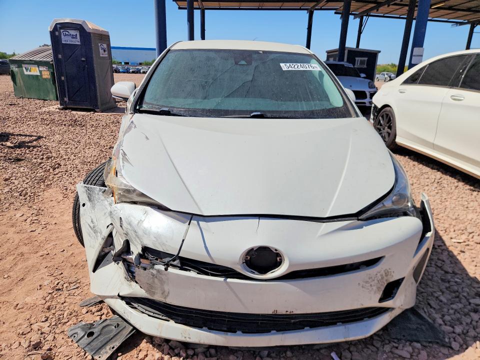 2017 Toyota Prius VIN JTDKBRFU4H3561104 COPART salvage auction — FRONT END, Az - Cert Of Title - Salvage, sold $3,200 on 2026-07-16 (photo 5)