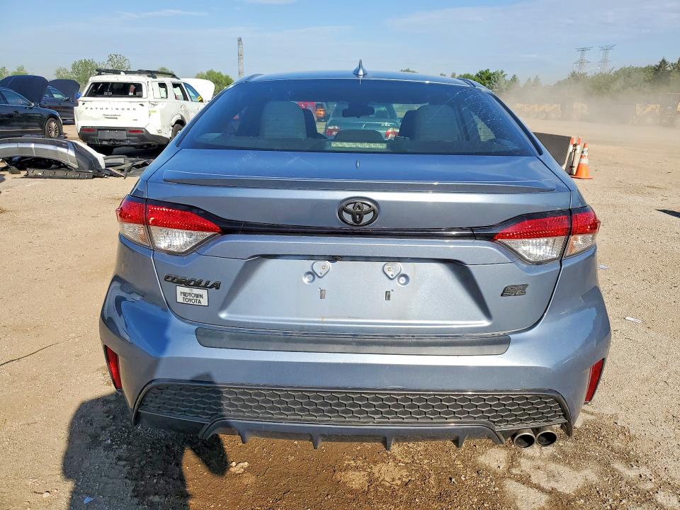 2020 Toyota Corolla VIN 5YFS4RCE7LP030762 COPART salvage auction — SIDE, Il - Salvage Certificate, sold $250 on 2026-07-21 (photo 6)