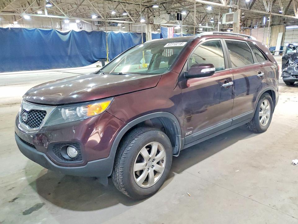 2012 Kia VIN 5XYKTDA29CG283455 COPART salvage auction — REAR END, Mi - Certificate Of Title, sold $925 on 2026-07-10 (photo 1)