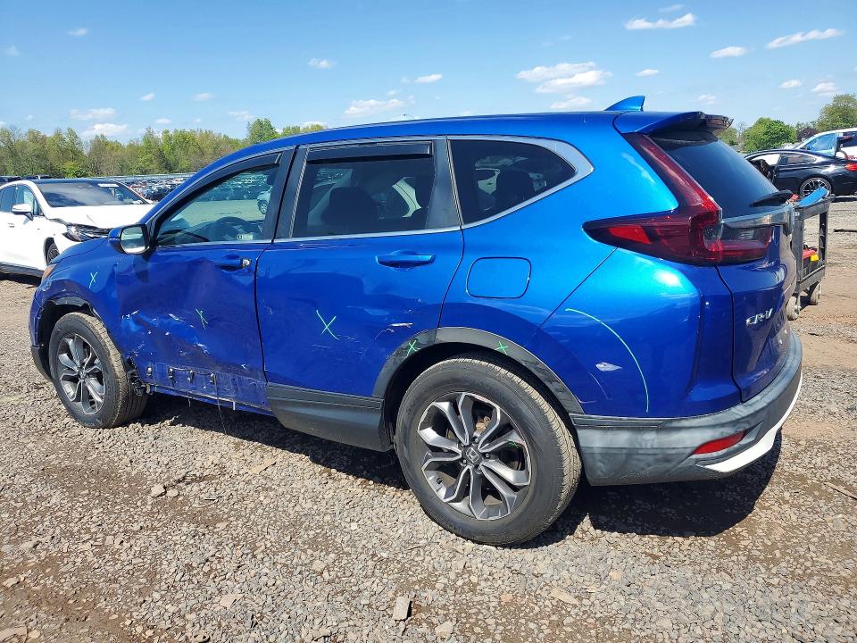 2021 Honda Cr-v VIN 7FARW2H50ME006412 COPART salvage auction — SIDE, Nj - Cert Of Title-Salvage, sold $7,400 on 2026-07-14 (photo 2)