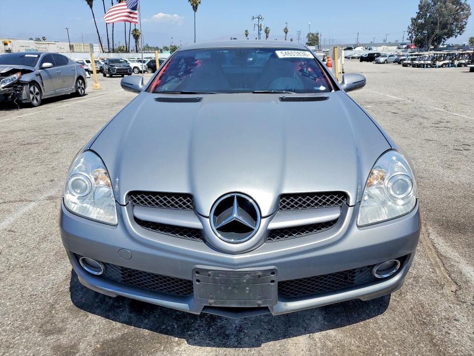 2010 Mercedes-benz Slk-klasse VIN WDBWK5EA4AF231306 COPART salvage auction — REAR END, Ca - Salvage Certificate, sold $1,000 on 2026-07-10 (photo 5)