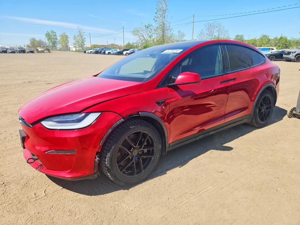 2022 Tesla VIN 7SAXCDE53NF341034 COPART salvage auction — SIDE, Qc - Gravement Accidente, sold $15,750 on 2026-07-07 (photo 1)