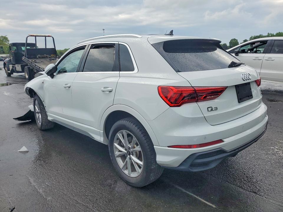 2023 Audi Q3 VIN WA1EECF36P1089677 COPART salvage auction — FRONT END, Nj - Cert Of Title-Salvage, sold $6,300 on 2026-07-14 (photo 2)