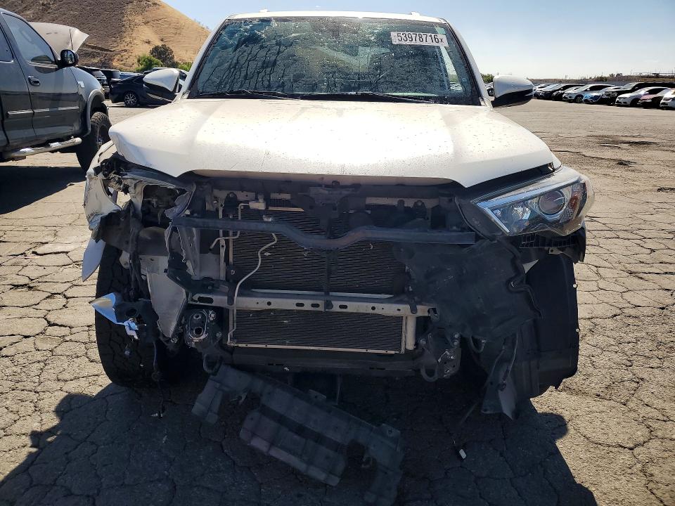 2019 Toyota 4runner VIN JTEBU5JR7K5661114 COPART salvage auction — FRONT END, Ca - Salvage Certificate, sold $20,900 on 2026-07-20 (photo 5)