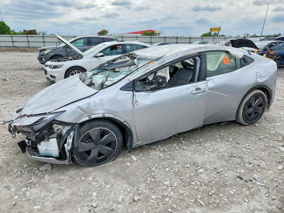 2024 Toyota Prius VIN JTDACAAU3R3032827 COPART salvage auction — FRONT END, Il - Salvage Certificate, sold $1,650 on 2026-07-15 (photo 1)