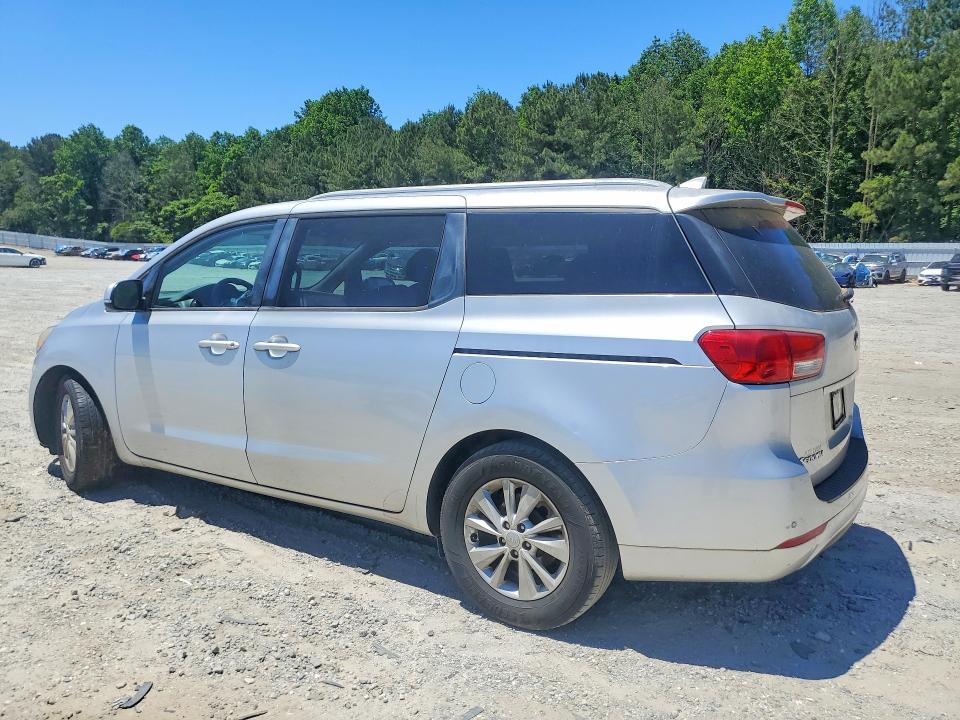 2016 Kia SEDONA VIN KNDMB5C18G6163208 COPART salvage auction — MECHANICAL, Ga - Certificate Of Title, sold $950 on 2026-07-29 (photo 2)