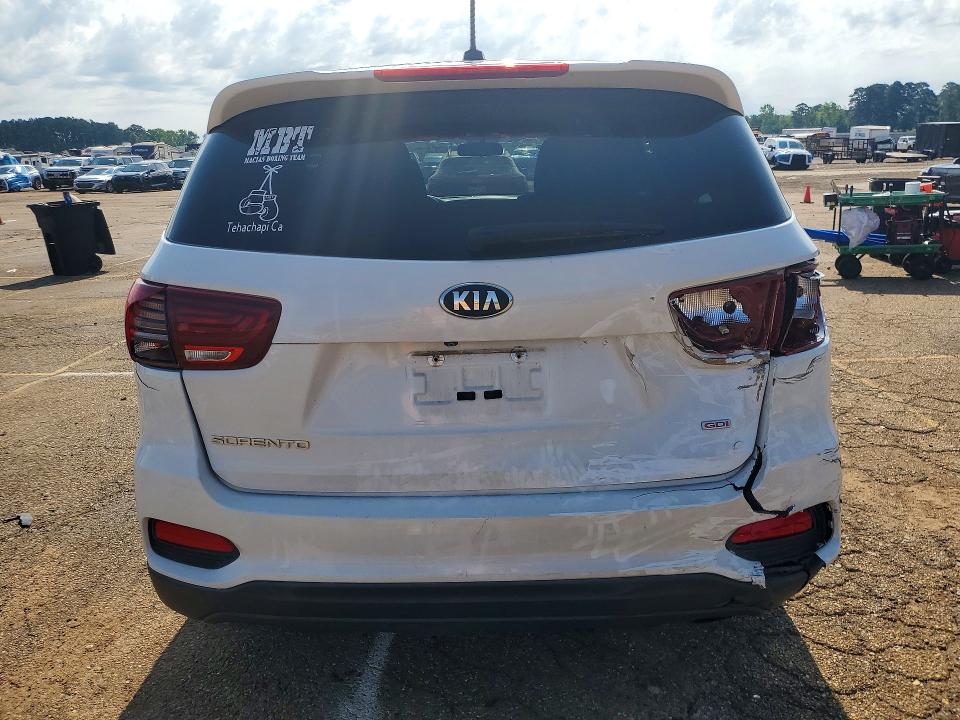 2019 Kia Sorento VIN 5XYPG4A33KG508924 COPART salvage auction — REAR END, Tx - Salvage Vehicle Title, sold $3,300 on 2026-07-06 (photo 6)
