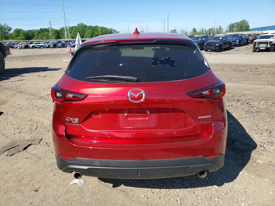 2022 Mazda Cx-5 VIN JM3KFBBM6N0606792 COPART salvage auction — FRONT END, MI - CERTIFICATE OF TITLE, sold $1,250 on 2026-07-28 (photo 6)