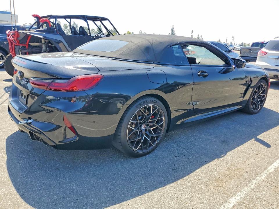 2023 BMW M8 VIN WBSDZ0C0XPCM22524 COPART salvage auction — MECHANICAL, Ca - Dis/Dlr/Exp Only Clean Title (P), sold $53,500 on 2026-07-27 (photo 3)