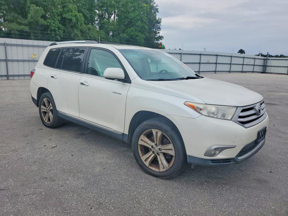 2012 Toyota Highlander VIN 5TDDK3EH8CS103244 COPART salvage auction — MECHANICAL, Nc - Dealer Only Clean Title, sold $6,800 on 2026-07-28 (photo 4)