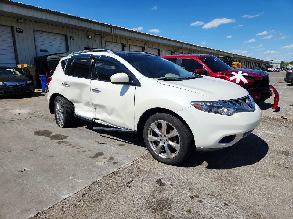 2014 Nissan Murano VIN JN8AZ1MW7EW512653 COPART salvage auction — SIDE, Ky - Cert Of Title-Salvage, sold $1,350 on 2026-07-27 (photo 4)