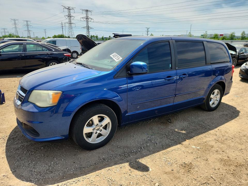 2011 Dodge Grand caravan VIN 2D4RN3DGXBR674265 COPART salvage auction — SIDE, Wv - Salvage Certificate, sold $1,100 on 2026-07-09 (photo 1)