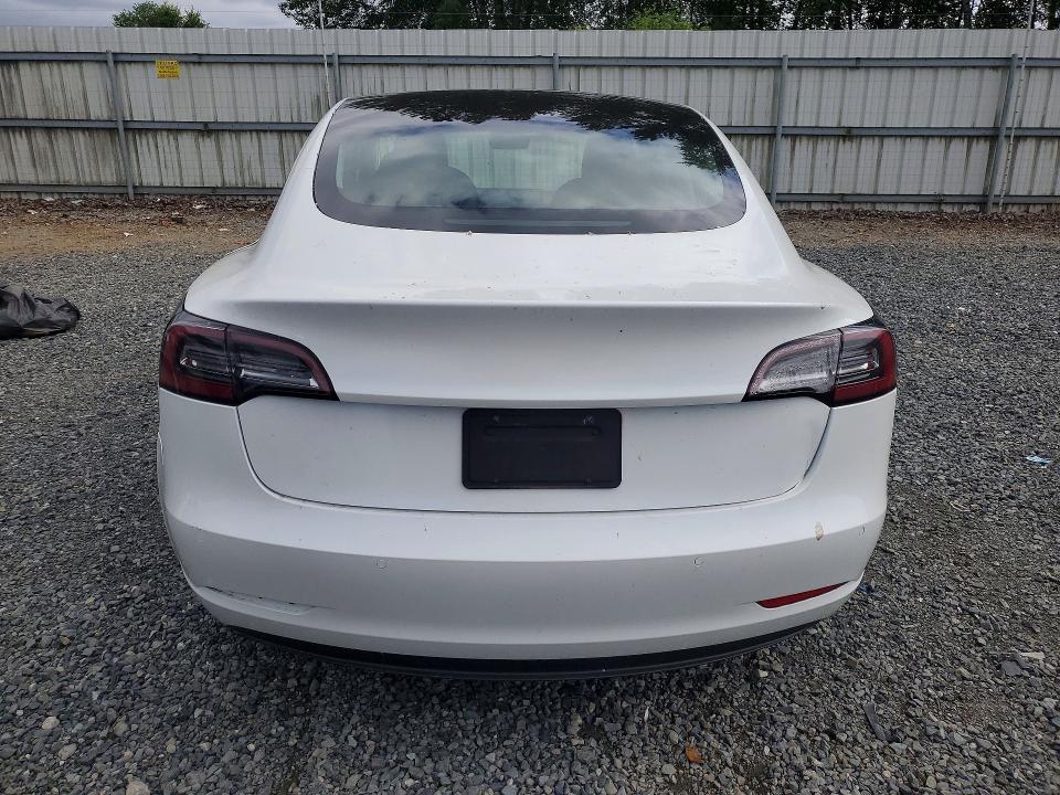 2020 Tesla VIN 5YJ3E1EAXLF709112 COPART salvage auction — FRONT END, Salvage Title, sold $60 on 2026-07-27 (photo 6)