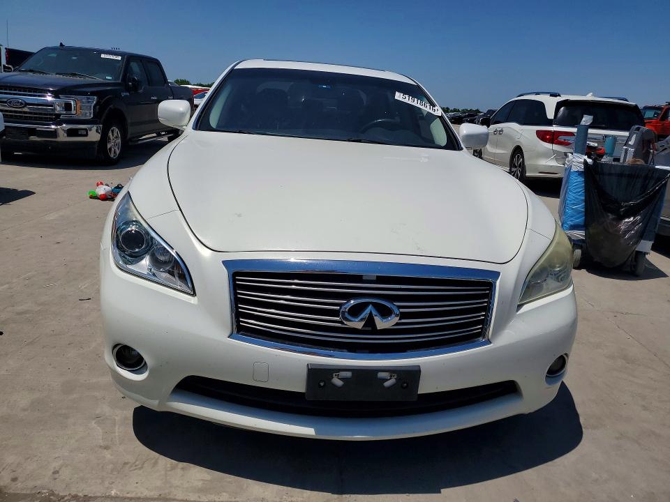 2013 Infiniti M VIN JN1BY1AR6DM604366 COPART salvage auction — WATER/FLOOD, Tx - Salvage Title-Flood Damage, sold $1,100 on 2026-07-02 (photo 5)
