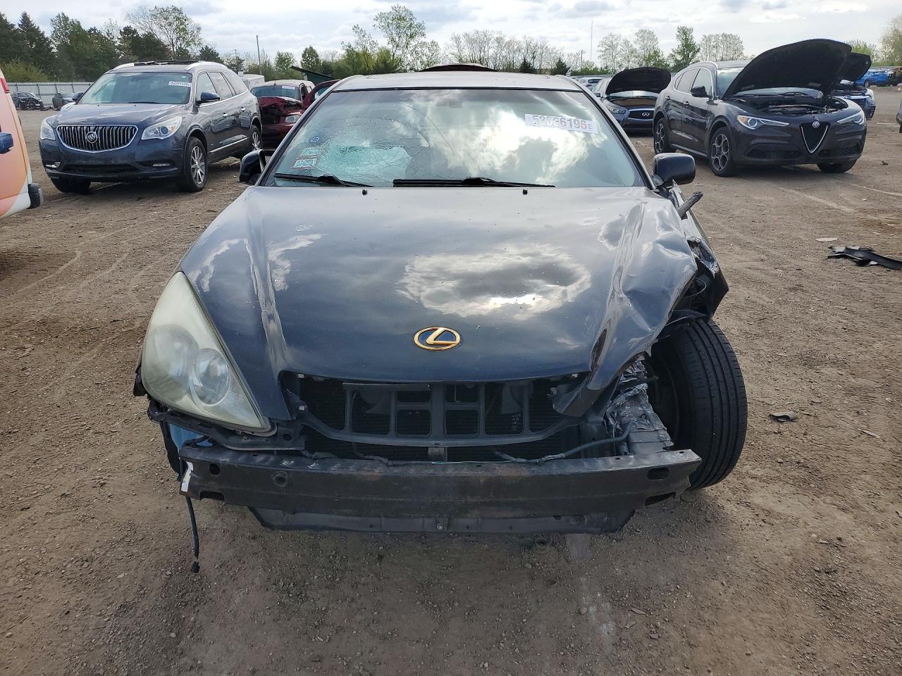 2002 Lexus ES 300 VIN JTHBF30G120072512 COPART salvage auction — Front End, IL - SALVAGE CERTIFICATE, sold $400 on 2026-06-30 (photo 5)