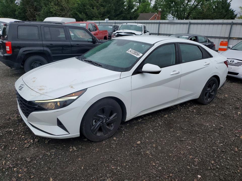 2021 Hyundai Elantra VIN 5NPLM4AG7MH017438 COPART salvage auction — SIDE, Md - Cert Of Salvage > 75% Damage, sold $3,550 on 2026-07-20 (photo 1)