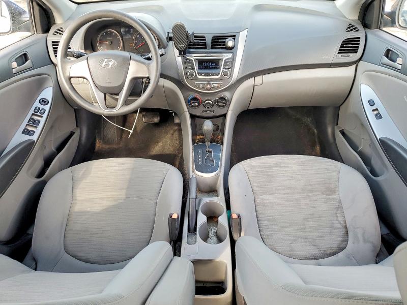 2016 Hyun Accent VIN KMHCT4AEXGU972936 COPART salvage auction — MINOR DENT/SCRATCHES, Salvage Title, sold $1,000 on 2026-08-07 (photo 8)
