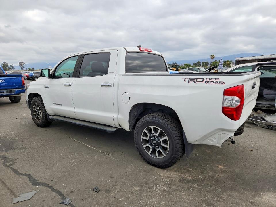 2020 Toyota Tundra VIN 5TFFY5F16LX261838 COPART salvage auction — REAR END, Ca - Salvage Certificate, sold $21,000 on 2026-07-08 (photo 2)